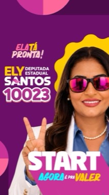 Arte da Ely Santos para o story do Instagram